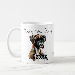 Niedlich Browns Boxer Tasse PERSONALISIEREN