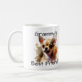 Niedlich Browns Grammys bester Freund/ personalisi Kaffeetasse (Links)
