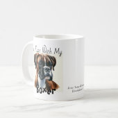 Niedlich Browns Tea Time mit meinem Boxer Kaffeetasse (Vorderseite Links)