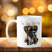 Niedlich Browns Tea Time mit meinem Boxer Kaffeetasse