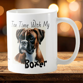Niedlich Browns Tea Time mit meinem Boxer Kaffeetasse