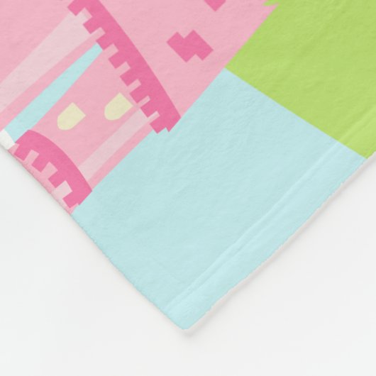 Niedlich Brünett unsere kleine Prinzessin Fleecedecke (Ecke)