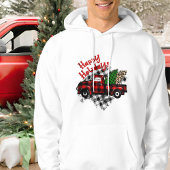 Niedlich Buffalo Kariert Tartan Moderner Weihnacht Hoodie