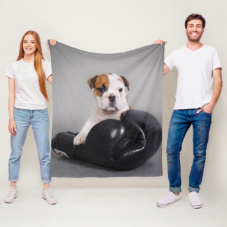 Niedlich Bulldog Boxer English Bulldog Lover Gesch Fleecedecke
