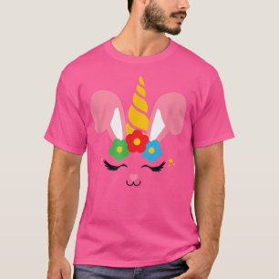 Niedlich Bunnicorn Bunny Unicorn Ostereier Happy E T-Shirt
