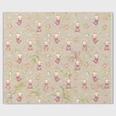 Niedlich Bunnies Geschenkpapier (Flach)