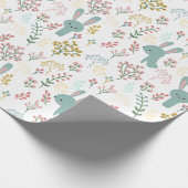 Niedlich Bunnies Geschenkpapier (Ecke)