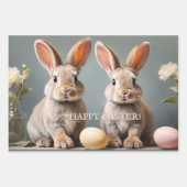Niedlich Bunnies Happy Oaster Geschenkpapier Set (Vorderseite 2)