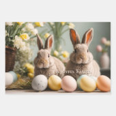 Niedlich Bunnies Happy Oaster Geschenkpapier Set (Vorderseite)