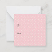 Niedlich Bunnies Happy Oaster Mitteilungskarte (Rückseite)