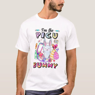 Niedlich Bunnies Ostern Ich bin die Picu-Krankensc T-Shirt