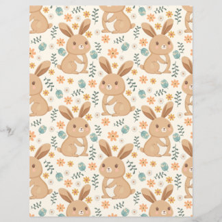 Niedlich Bunnies Scrapbook Paper