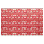 Niedlich Bunnies Weihnachtsgeschmack Rot & Weiß Stoff (Fat Quarter (45,7 x 55,9 cm))