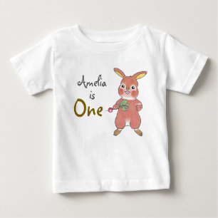 Niedlich Bunny 1. Geburtstag Baby T - Shirt
