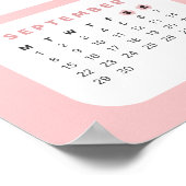 Niedlich Bunny 2025 Kalenderposter Poster (Ecke)