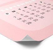 Niedlich Bunny 2025 Kalenderposter Poster (Ecke)