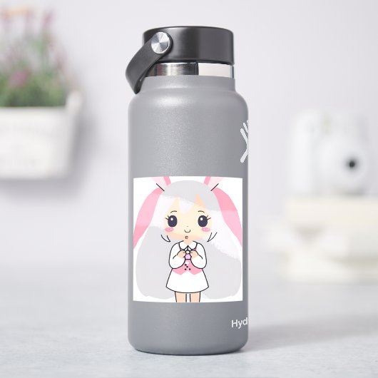 Niedlich Bunny Aufkleber (HydroFlask)