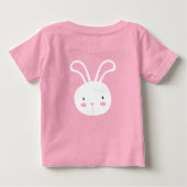 Niedlich Bunny Baby T-shirt (Rückseite)