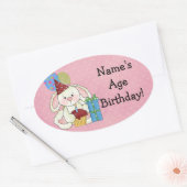 Niedlich Bunny Birthday Stickers (Umschlag)