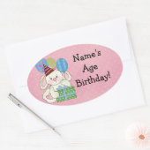 Niedlich Bunny Birthday Stickers (Umschlag)