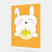 Niedlich Bunny Birthday Themed Poster (Winkel)