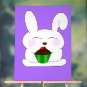 Niedlich Bunny Birthday Themed Poster (Neutral)
