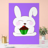 Niedlich Bunny Birthday Themed Poster (Hochzeit)