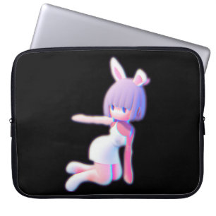 Niedlich Bunny Cheerleader Flyer Laptopschutzhülle