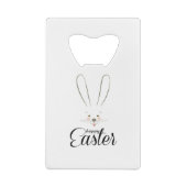 NIEDLICH BUNNY HAPPY EASTER HOLIDAY PARTY Trendy Geldbeutel Flaschenöffner (Rückseite)