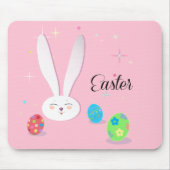 NIEDLICH BUNNY HAPPY EASTER HOLIDAY PARTY Trendy Mousepad (Vorne)