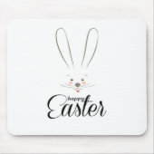 NIEDLICH BUNNY HAPPY EASTER HOLIDAY PARTY Trendy Mousepad (Vorne)