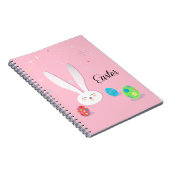 NIEDLICH BUNNY HAPPY EASTER HOLIDAY PARTY Trendy Notizblock (Rechte Seite)