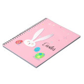 NIEDLICH BUNNY HAPPY EASTER HOLIDAY PARTY Trendy Notizblock (Linke Seite)