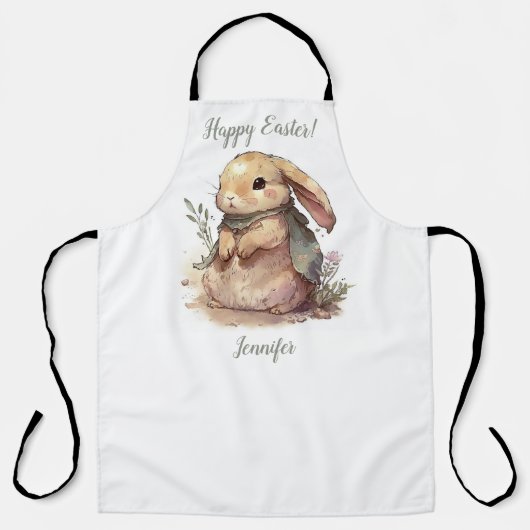 Niedlich Bunny Happy Osterküche Schürze (Vorderseite)