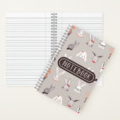 Niedlich Bunny Illustriert Bunnies Notizblock (Innen)