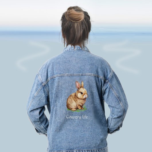 Niedlich Bunny Jeansjacke