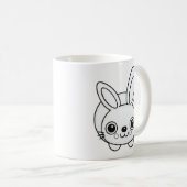Niedlich Bunny Kaffeetasse (VorderseiteRechts)