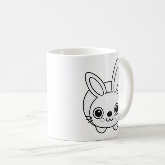Niedlich Bunny Kaffeetasse (VorderseiteRechts)