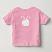 Niedlich Bunny Kleinkind T-shirt (Rückseite)