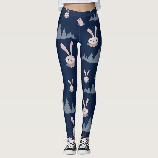 Niedlich Bunny Leggings (Vorderseite)