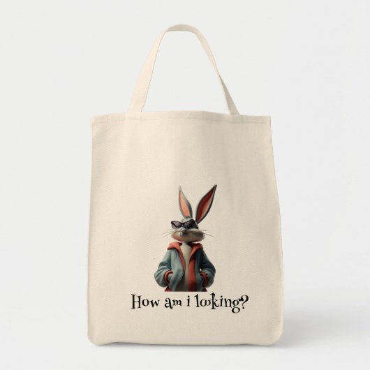 Niedlich Bunny Leinwände Tote Tasche (Vorne)