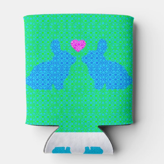 Niedlich Bunny Liebe Dosenkühler (Rückseite)