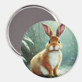 Niedlich Bunny Magnet (Vorderseite/Rückseite)
