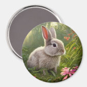 Niedlich Bunny Magnet (Vorderseite/Rückseite)