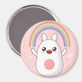 Niedlich Bunny Magnet (Vorderseite/Rückseite)