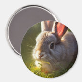 Niedlich Bunny Magnet (Vorderseite/Rückseite)