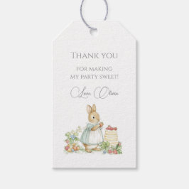 Niedlich Bunny mit Erdbeeren Geschenkanhänger