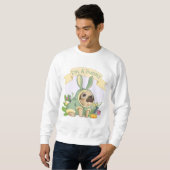 Niedlich Bunny Mops Sweatshirt (Vorne ganz)