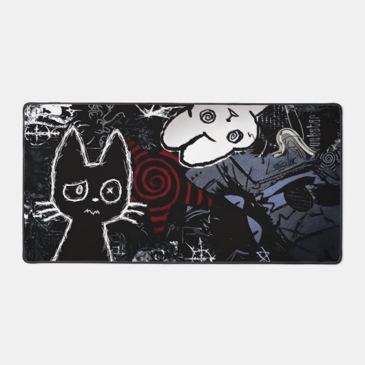 Niedlich Bunny Mouse Pad Schreibtischunterlage (Vorderseite)