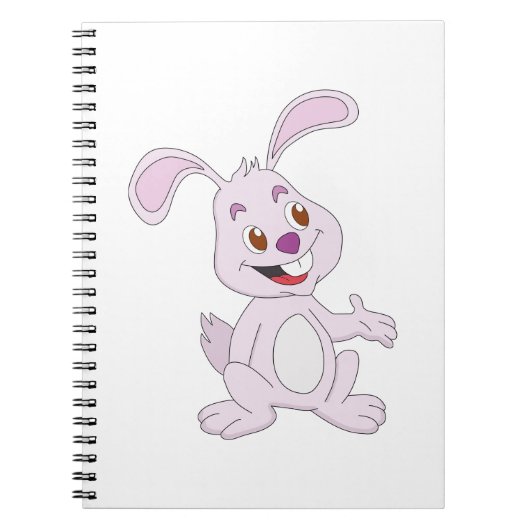 Niedlich Bunny Notizblock (Vorderseite)